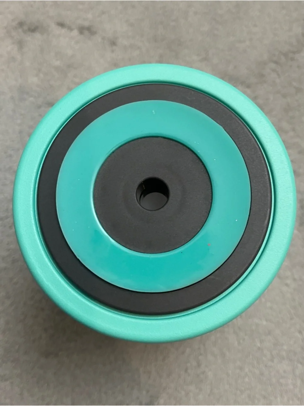 Toadfish Anchor Non-Tipping Universal Cup Holder Can Cooler Teal Excellent Cond